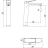Смеситель для раковины LEMARK BRONX LM3709BL